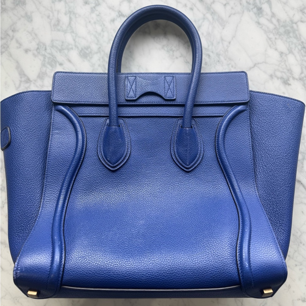 CELINE Tote Handbag Cobalt Blue - Picture 9 of 14